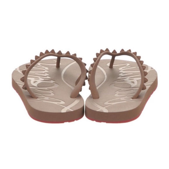 Christian Louboutin flip-flops